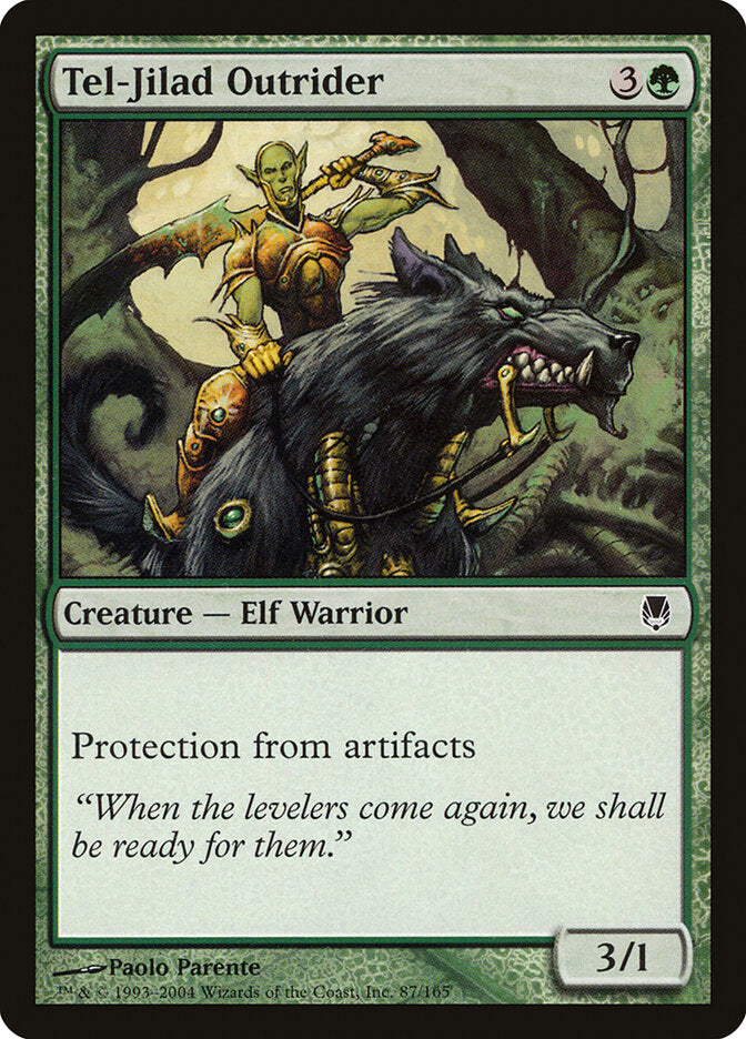 Vanguardeiro de Tel-Jilad / Tel-Jilad Outrider - Magic: The Gathering - MoxLand