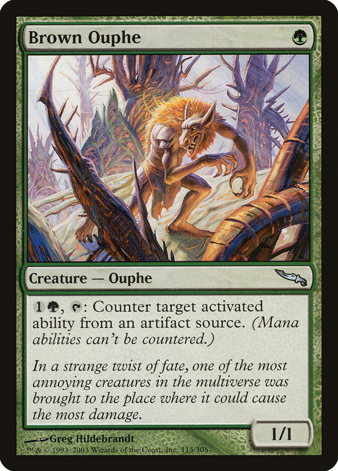 Trasgo Marrom / Brown Ouphe - Magic: The Gathering - MoxLand