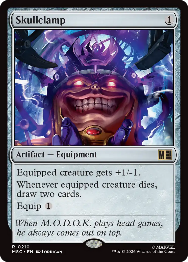 Pinça Craniana / Skullclamp - Magic: The Gathering - MoxLand