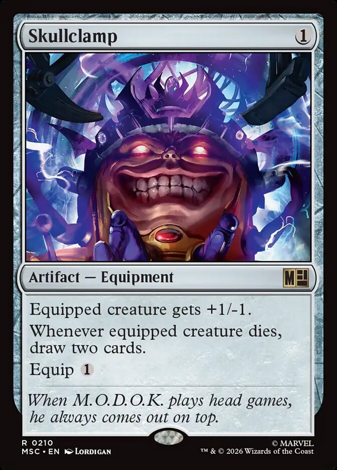 Pinça Craniana / Skullclamp - Magic: The Gathering - MoxLand