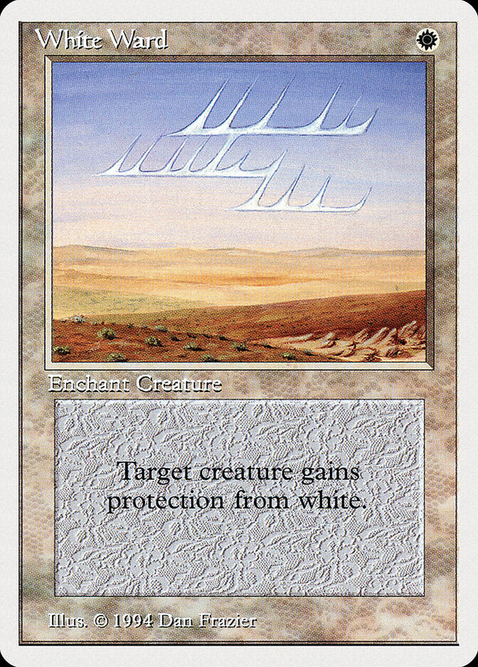 Defesa Branca / White Ward - Magic: The Gathering - MoxLand