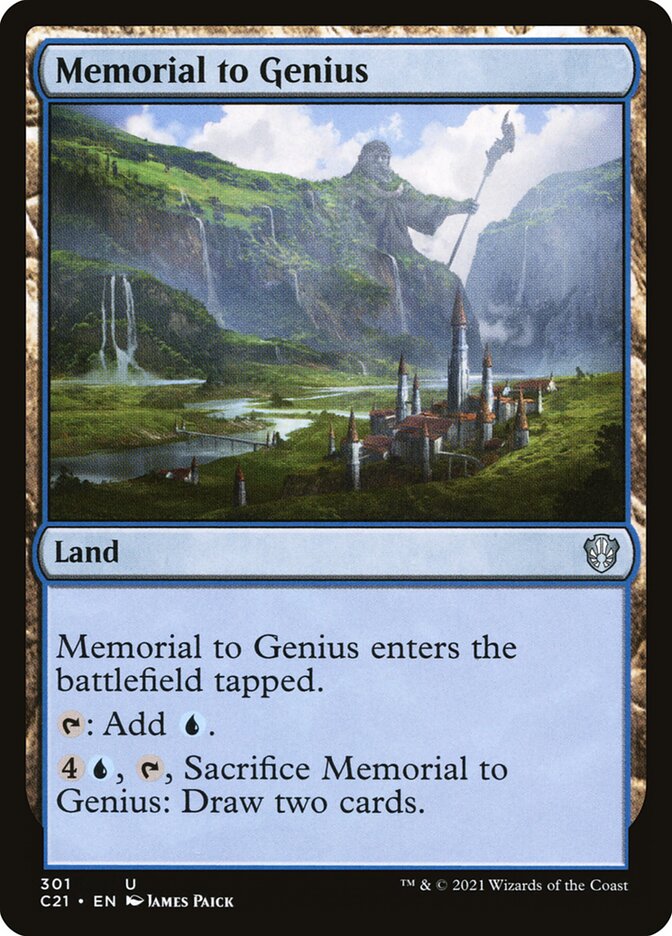 Memorial à Genialidade / Memorial to Genius - Magic: The Gathering - MoxLand