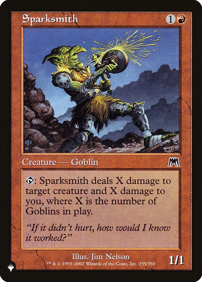 Fagulheiro / Sparksmith - Magic: The Gathering - MoxLand