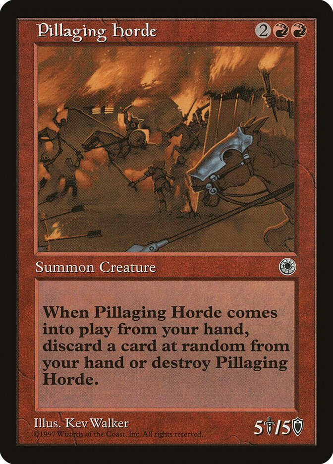 Pillaging Horde / Pillaging Horde - Magic: The Gathering - MoxLand