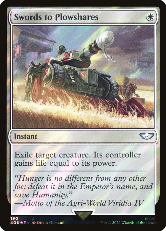 Espadas em Arados / Swords to Plowshares - Magic: The Gathering - MoxLand