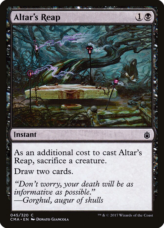 Colheita do Altar / Altar's Reap - Magic: The Gathering - MoxLand