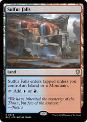 Cascata de Enxofre / Sulfur Falls - Magic: The Gathering - MoxLand