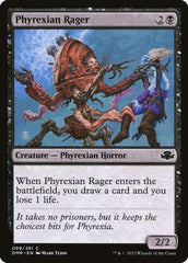 Raivoso Phyrexiano / Phyrexian Rager - Magic: The Gathering - MoxLand