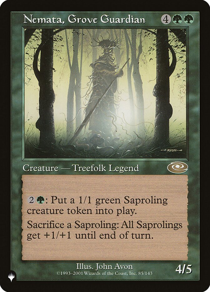 Nemata, A Guardiã do Bosque / Nemata, Grove Guardian - Magic: The Gathering - MoxLand
