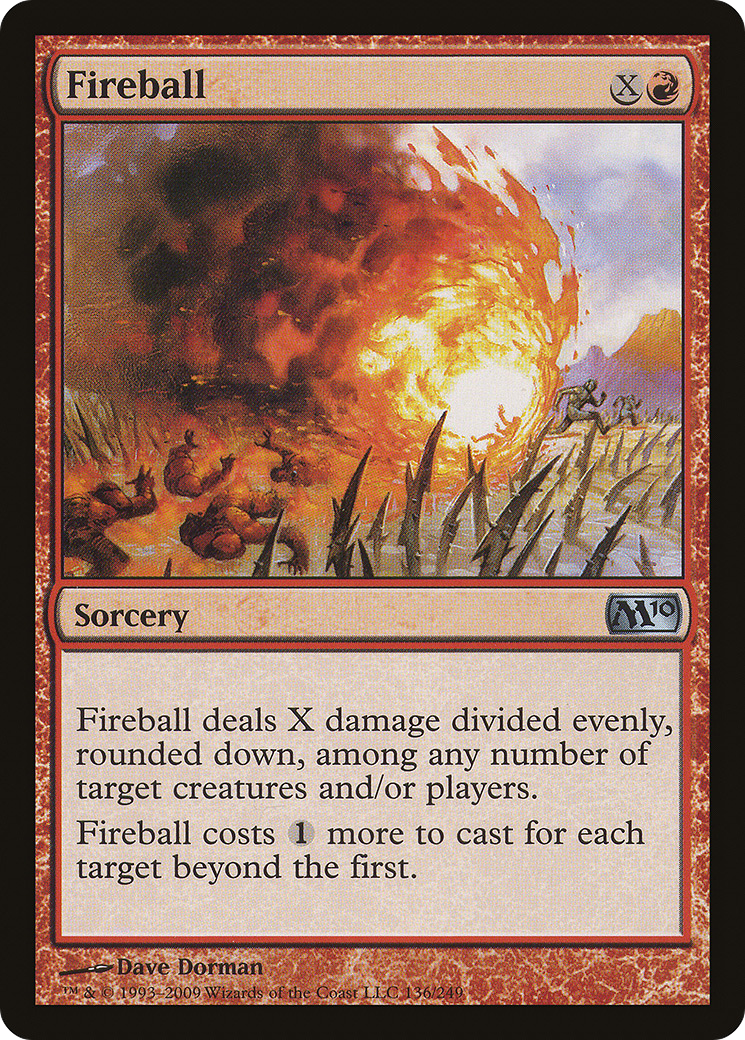 Bola de Fogo / Fireball - Magic: The Gathering - MoxLand