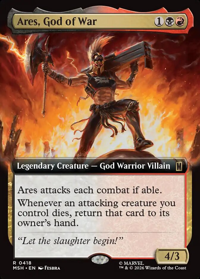 Ares, God of War - Magic: The Gathering - MoxLand
