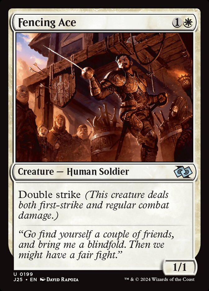 Ás da Esgrima / Fencing Ace - Magic: The Gathering - MoxLand
