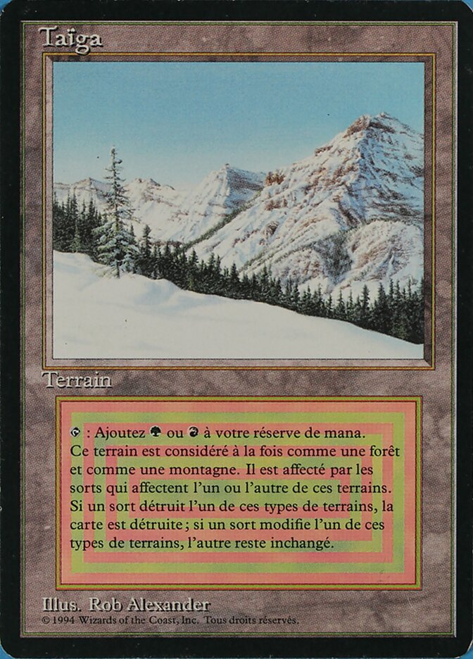 Taiga - Magic: The Gathering - MoxLand