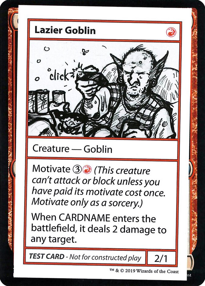 Lazier Goblin - Magic: The Gathering - MoxLand