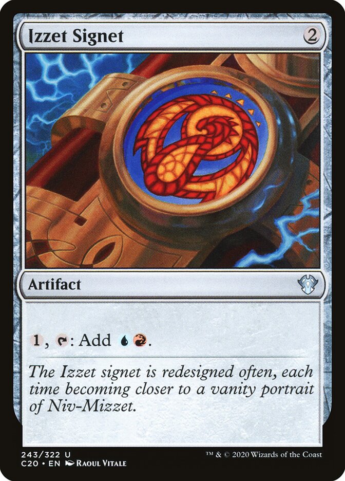 Sinete Izzet / Izzet Signet - Magic: The Gathering - MoxLand