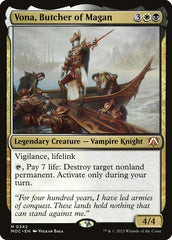 Vona, Açougueira de Magan / Vona, Butcher of Magan - Magic: The Gathering - MoxLand