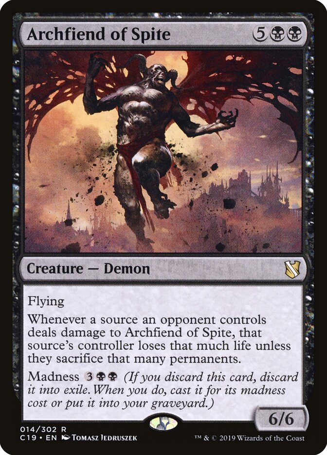 Arquidemônio do Rancor / Archfiend of Spite - Magic: The Gathering - MoxLand
