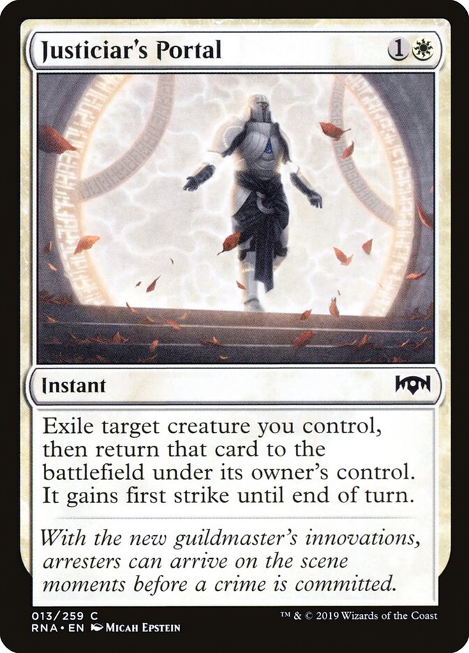 Portal do Justiciar / Justiciar's Portal - Magic: The Gathering - MoxLand