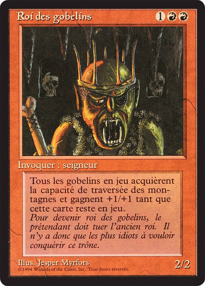 Rei dos Goblins / Goblin King - Magic: The Gathering - MoxLand