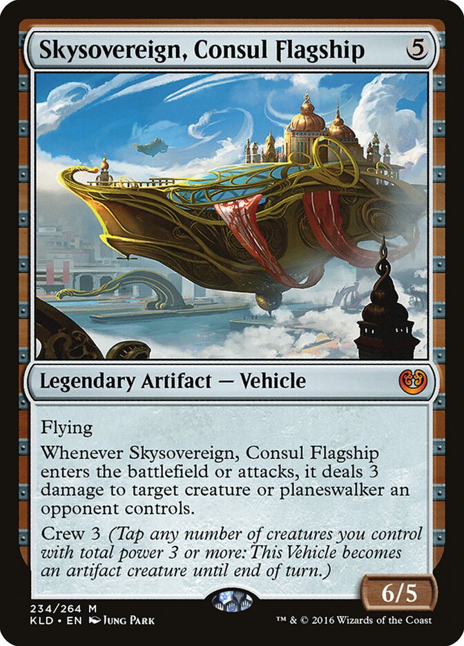 Soberana Celeste, Capitânia do Cônsul / Skysovereign, Consul Flagship - Magic: The Gathering - MoxLand