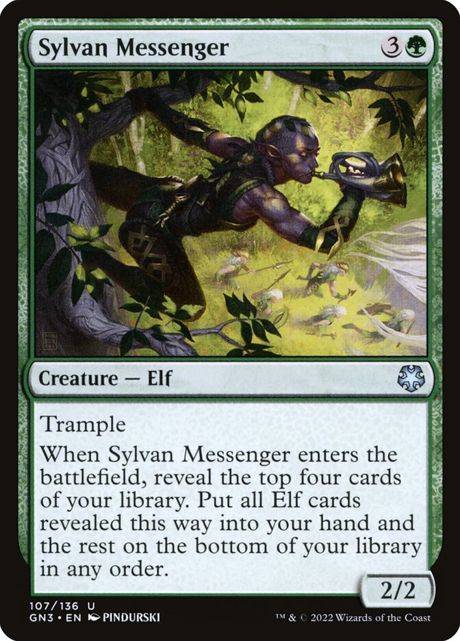 Mensageira Silvestre / Sylvan Messenger - Magic: The Gathering - MoxLand