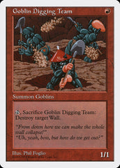 Grupo de Goblins Escavadores / Goblin Digging Team - Magic: The Gathering - MoxLand
