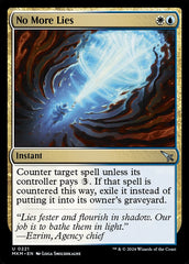 Chega de Mentiras / No More Lies - Magic: The Gathering - MoxLand