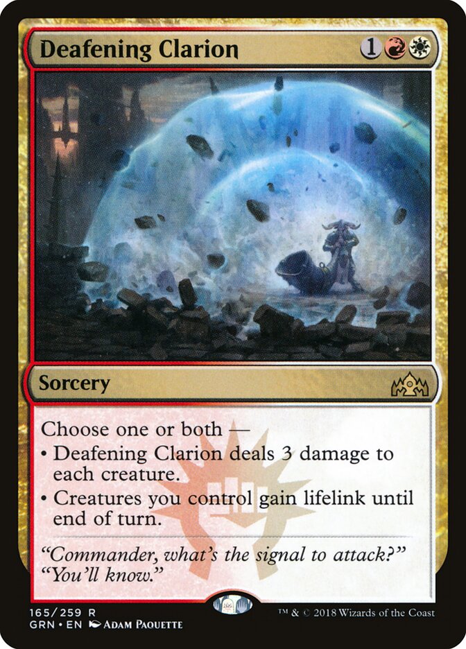 Clarim Ensurdecedor / Deafening Clarion - Magic: The Gathering - MoxLand