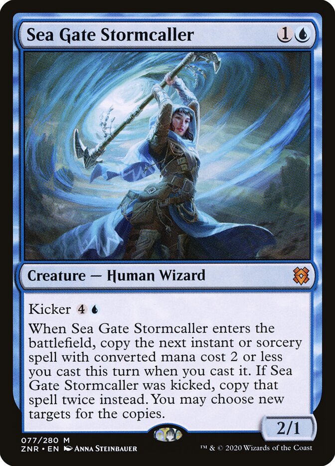 Evocadora de Tormenta de Portão Marinho / Sea Gate Stormcaller - Magic: The Gathering - MoxLand
