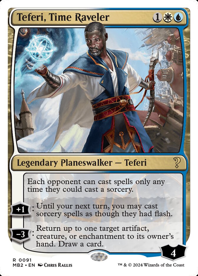 Teferi, Manipulador do Tempo / Teferi, Time Raveler - Magic: The Gathering - MoxLand