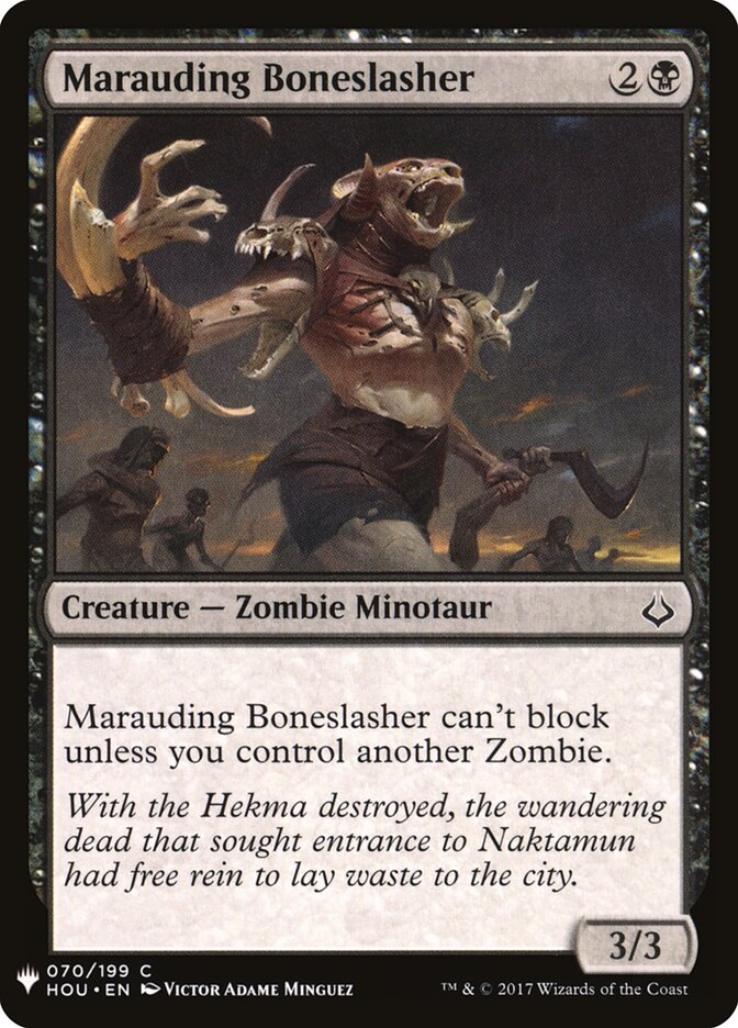 Talha-ossos Saqueador / Marauding Boneslasher - Magic: The Gathering - MoxLand