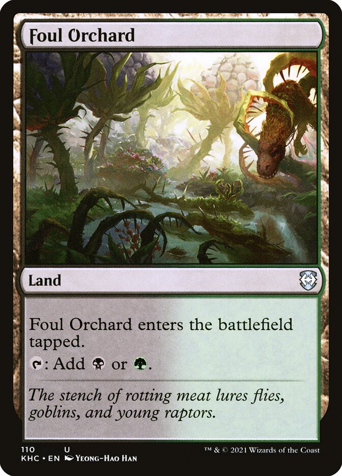 Pomar Hediondo / Foul Orchard - Magic: The Gathering - MoxLand