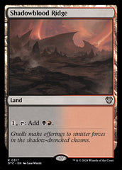 Serra de Sanguesombra / Shadowblood Ridge - Magic: The Gathering - MoxLand