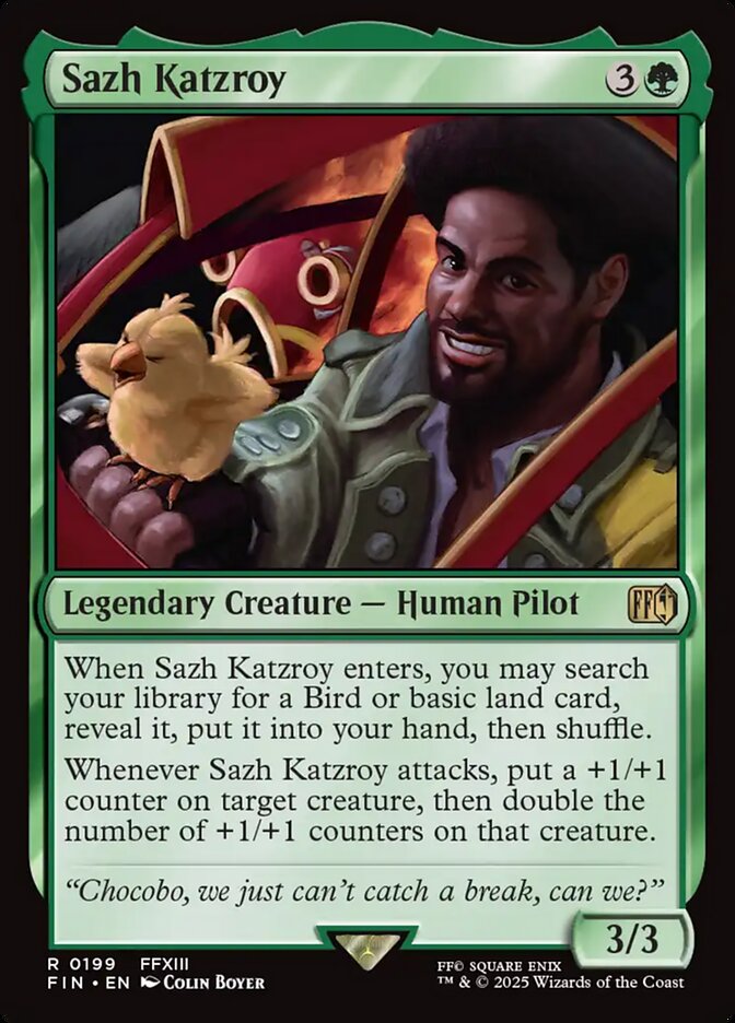 Sazh Katzroy / Sazh Katzroy - Magic: The Gathering - MoxLand