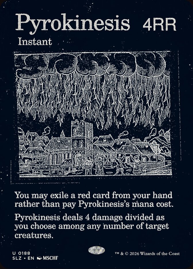 Pirocinesia / Pyrokinesis - Magic: The Gathering - MoxLand