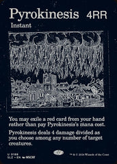 Pirocinesia / Pyrokinesis - Magic: The Gathering - MoxLand