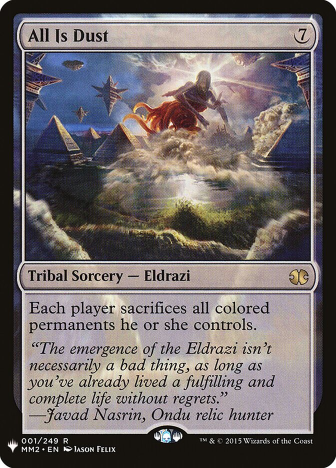 Tudo é Poeira / All Is Dust - Magic: The Gathering - MoxLand