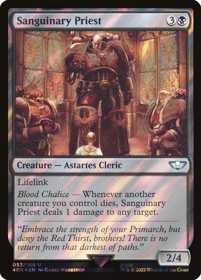 Sacerdote Sanguinário / Sanguinary Priest - Magic: The Gathering - MoxLand