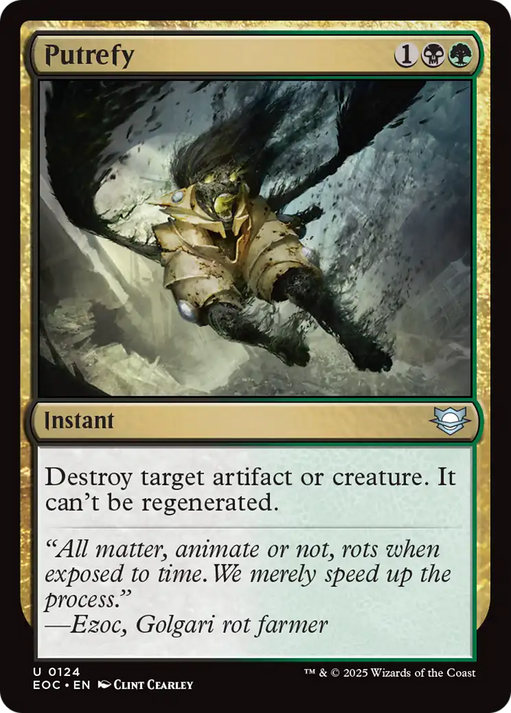 Putrificar / Putrefy - Magic: The Gathering - MoxLand