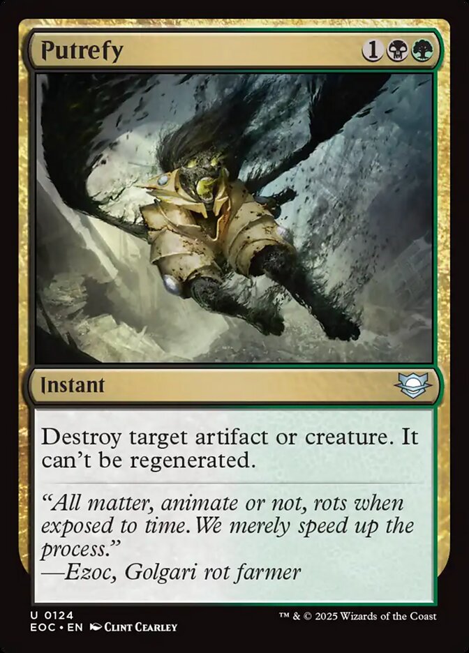 Putrificar / Putrefy - Magic: The Gathering - MoxLand