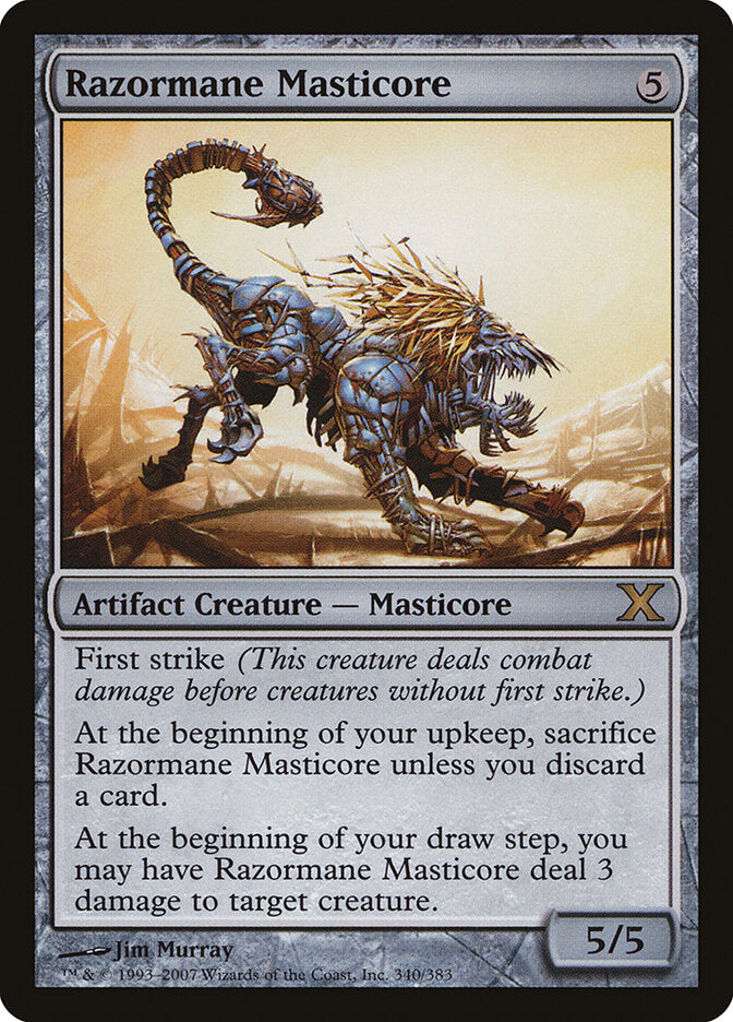 Mastícora de Juba Cortante / Razormane Masticore - Magic: The Gathering - MoxLand