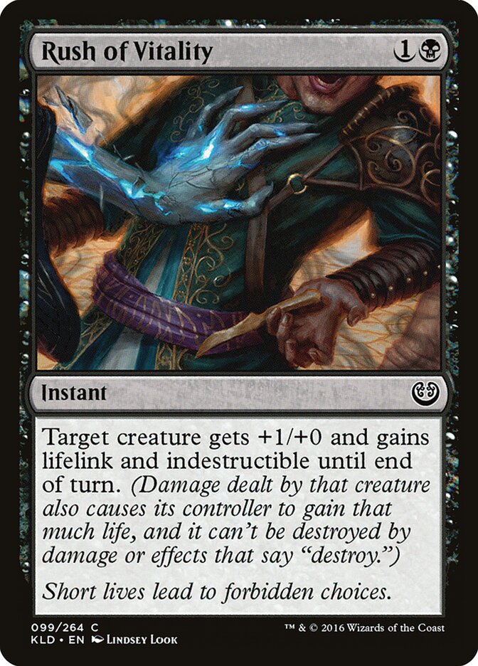 Ímpeto de Vitalidade / Rush of Vitality - Magic: The Gathering - MoxLand