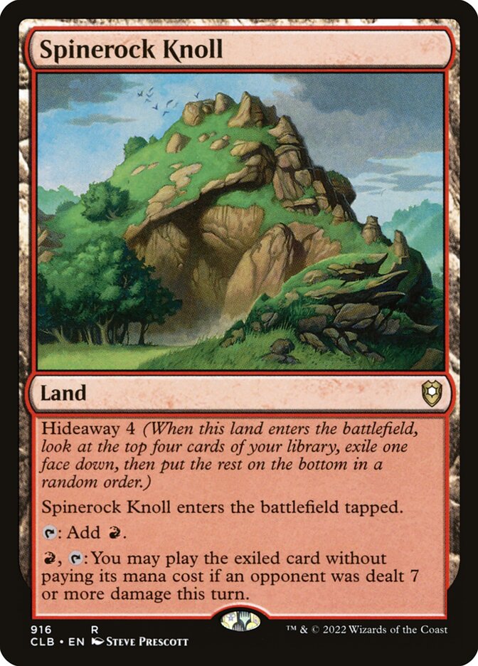 Colina da Rocha Espinhosa / Spinerock Knoll - Magic: The Gathering - MoxLand