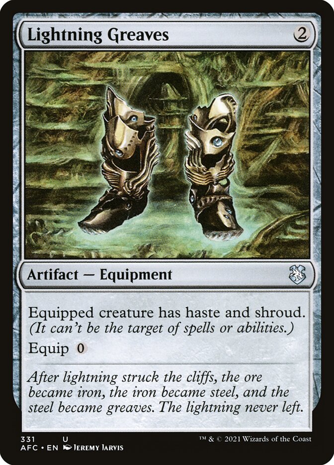 Grevas Faiscantes / Lightning Greaves - Magic: The Gathering - MoxLand