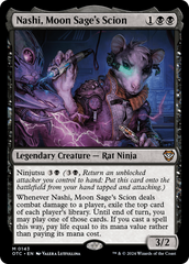 Nashi, Herdeiro da Sábia da Lua / Nashi, Moon Sage's Scion - Magic: The Gathering - MoxLand