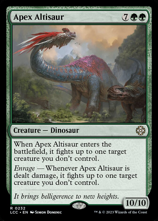 Altissauro do Ápice / Apex Altisaur - Magic: The Gathering - MoxLand