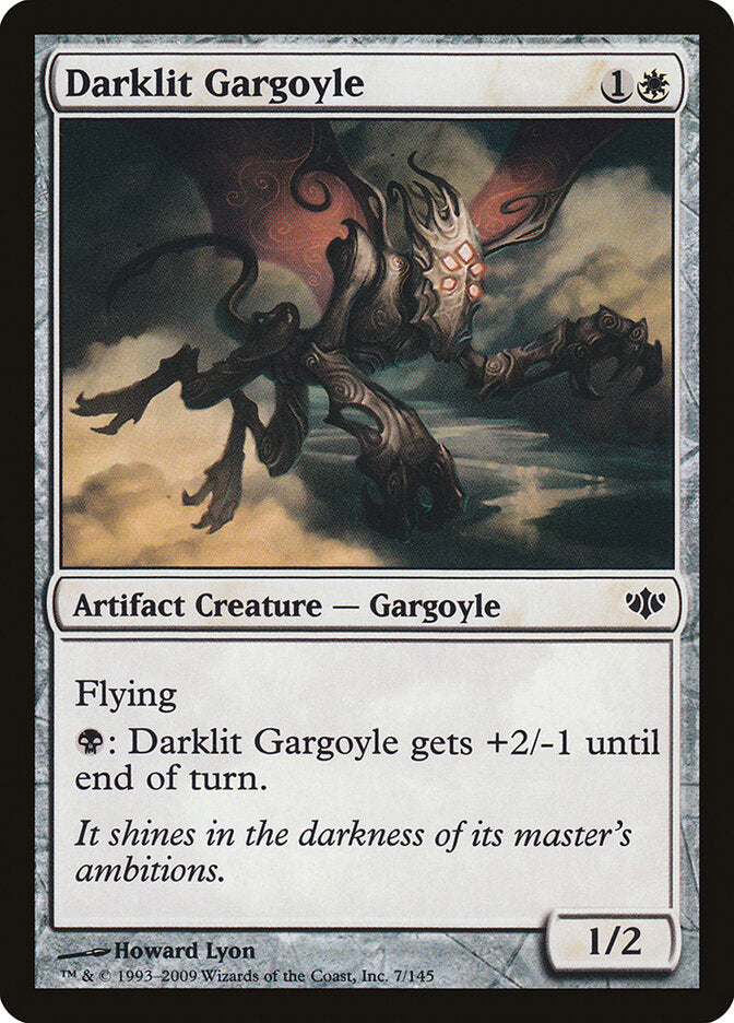 Gárgula da Luz Nefasta / Darklit Gargoyle - Magic: The Gathering - MoxLand