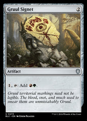Sinete Gruul / Gruul Signet - Magic: The Gathering - MoxLand