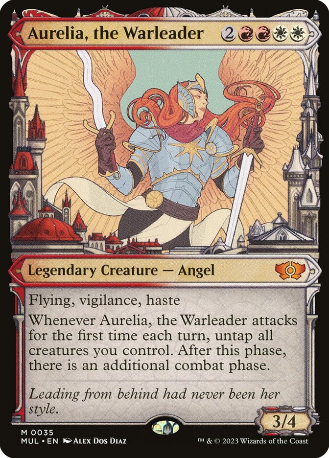 Aurelia, Líder de Guerra / Aurelia, the Warleader - Magic: The Gathering - MoxLand