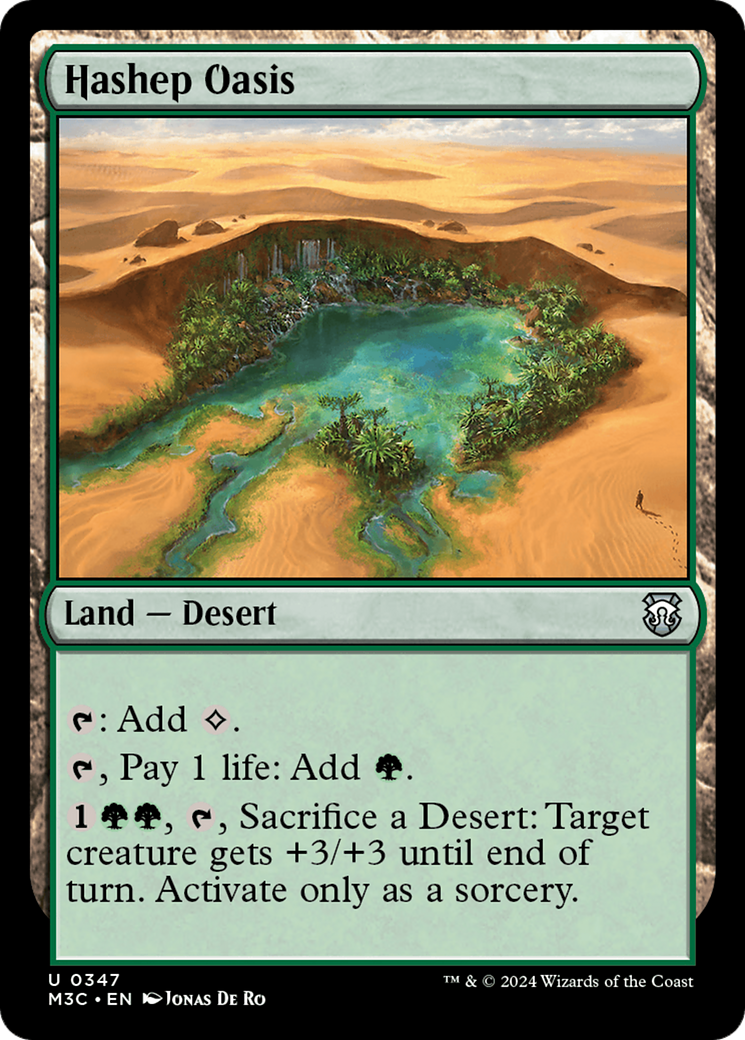 Oasis de Hashep / Hashep Oasis - Magic: The Gathering - MoxLand